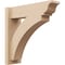 Ekena Millwork 5 1/2-in W x 20-in D x 24-in H Thorton Trad Rough Cedar Woodgrain TimberThane Outlooker, Primed Tan OUTUR055X20X24THR04RCPR - alternate 1